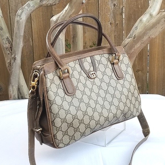 Vintage Gucci GG 3 way medium satchel - Picture 2 of 8